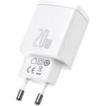 Огляд Зарядний пристрій Baseus Compact Quick Charger U+C 20W EU White (CCXJ-B02): характеристики, відгуки, ціни.
