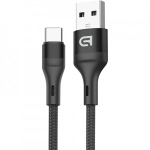 Дата кабель USB 2.0 AM to Type-C 1.2m AR87 3A black Armorstandart (ARM64039)