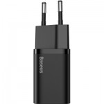 Огляд Зарядний пристрій Baseus 1xUSB 25W (USB-C) + Cable Type-C black (TZCCSUP-L01): характеристики, відгуки, ціни.