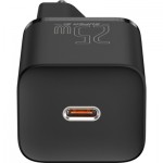 Огляд Зарядний пристрій Baseus 1xUSB 25W (USB-C) + Cable Type-C black (TZCCSUP-L01): характеристики, відгуки, ціни.