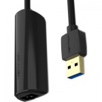 Огляд Перехідник USB 3.0 to Ethernet RJ45 1000Mb black Vention (CEHBB): характеристики, відгуки, ціни.