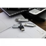 Огляд USB флеш накопичувач Mediarange 128GB Silver USB 3.0 / Type-C (MR938): характеристики, відгуки, ціни.