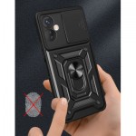 Огляд Чохол до мобільного телефона BeCover Military Tecno Spark 9 Pro (KH7n) Black (710006): характеристики, відгуки, ціни.