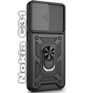 Чохол до мобільного телефона BeCover Military Nokia C31 Black (709986)