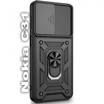 Чохол до мобільного телефона BeCover Military Nokia C31 Black (709986)