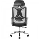 Огляд Офісне крісло Richman Монеро Хром M-1 (Tilt) Сітка чорна + сітка сіра (ADD0003211): характеристики, відгуки, ціни.
