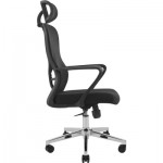 Огляд Офісне крісло Richman Солана Хром M-1 (Tilt) Сітка чорна (ADD0003214): характеристики, відгуки, ціни.