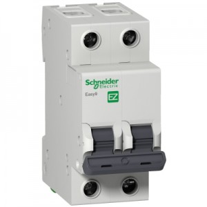 Огляд Автоматичний вимикач Schneider Electric Easy9 2P 25A C (EZ9F34225): характеристики, відгуки, ціни.