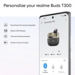 Огляд Навушники realme Buds T300 Stylish Black (631209000025): характеристики, відгуки, ціни.