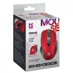 Огляд Мишка Defender Prime MB-053 Silent Wireless Red (52052): характеристики, відгуки, ціни.