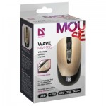 Огляд Мишка Defender Wave MM-995 Silent Wireless Gold (52994): характеристики, відгуки, ціни.