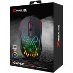 Огляд Мишка Xtrike ME GW-611 Wireless RGB Black (GW-611): характеристики, відгуки, ціни.
