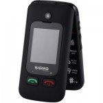 Огляд Мобільний телефон Sigma Comfort 50 Shell Duo Type-C Black (4827798212523): характеристики, відгуки, ціни.
