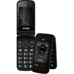 Огляд Мобільний телефон Sigma Comfort 50 Shell Duo Type-C Black (4827798212523): характеристики, відгуки, ціни.
