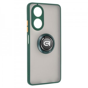 Чохол до мобільного телефона Armorstandart Frosted Matte Ring OPPO A58 4G Dark Green (ARM72704)