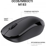 Огляд Мишка OfficePro M183 Wireless Black (M183): характеристики, відгуки, ціни.