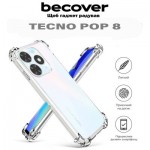 Огляд Чохол до мобільного телефона BeCover Anti-Shock Tecno Pop 8 Clear (710658): характеристики, відгуки, ціни.