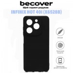Огляд Чохол до мобільного телефона BeCover Infinix Hot 40i (X6528B) Black (710882): характеристики, відгуки, ціни.