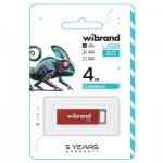 Огляд USB флеш накопичувач Wibrand 4GB Chameleon Red USB 2.0 (WI2.0/CH4U6R): характеристики, відгуки, ціни.
