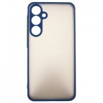 Огляд Чохол до мобільного телефона Dengos Samsung Galaxy A55 5G + Glass Blue (DG-KM-93): характеристики, відгуки, ціни.