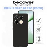 Огляд Чохол до мобільного телефона BeCover Infinix Note 40 Pro (X6851) Black (711179): характеристики, відгуки, ціни.