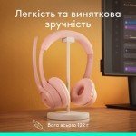 Огляд Навушники Logitech Zone 300 Bluetooth Rose (981-001412): характеристики, відгуки, ціни.