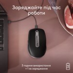 Огляд Мишка Logitech MX Anywhere 3S для MAC Wireless Space Grey (910-006947): характеристики, відгуки, ціни.