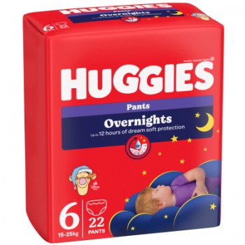 Підгузки Huggies Overnights Pants Трусики 6 15-25 кг 22 шт. (5029053581101)