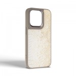 Огляд Чохол до мобільного телефона Harder Snake Pattern Apple iPhone 15 Pro White Cream (ARM76795): характеристики, відгуки, ціни.
