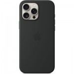 Огляд Чохол до мобільного телефона Apple iPhone16 Pro Max Silicone Case with MagSafe - Black (MYYT3ZM/A): характеристики, відгуки, ціни.