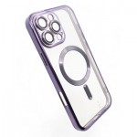 Огляд Чохол до мобільного телефона BeCover TPU Chrome Case (MagSafe) для Apple iPhone 16 Pro Max Purple (712089): характеристики, відгуки, ціни.