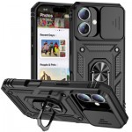 Огляд Чохол до мобільного телефона BeCover Military Apple iPhone 16 Plus Black (712154): характеристики, відгуки, ціни.