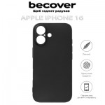 Огляд Чохол до мобільного телефона BeCover Apple iPhone 16 Black (712274): характеристики, відгуки, ціни.
