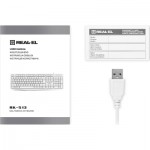 Огляд Клавіатура REAL-EL RK-513 USB White (EL123100047): характеристики, відгуки, ціни.