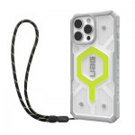 Огляд Чохол до мобільного телефона UAG iPhone 16 Pro Max Pathfinder Clear Magsafe Bundle Active Neon Lanyard (1144651BV01): характеристики, відгуки, ціни.