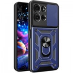 Огляд Чохол до мобільного телефона BeCover Military Motorola Moto G75 Blue (713061): характеристики, відгуки, ціни.