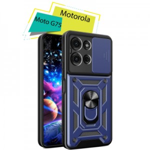 Чохол до мобільного телефона BeCover Military Motorola Moto G75 Blue (713061)