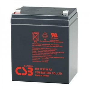 Огляд Батарея до ДБЖ 12В 5 Ач CSB (HR1221W F2): характеристики, відгуки, ціни.