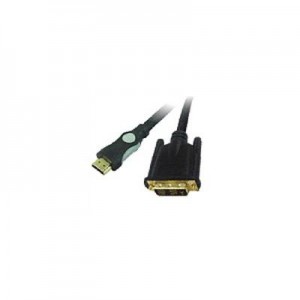 Огляд Кабель мультимедійний HDMI to DVI 18+1pin M, 3.0m Viewcon (VD 066-3м.): характеристики, відгуки, ціни.