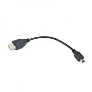 Огляд Дата кабель OTG USB 2.0 AF to Mini 5P 0.15m Cablexpert (A-OTG-AFBM-002): характеристики, відгуки, ціни.