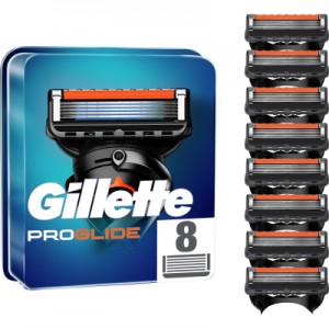 Огляд Змінні касети Gillette Fusion ProGlide 8 шт (7702018085545): характеристики, відгуки, ціни.