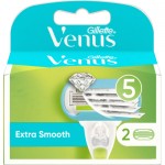 Огляд Змінні касети Gillette Venus Extra Smooth Embrace 2 шт. (7702018955558): характеристики, відгуки, ціни.