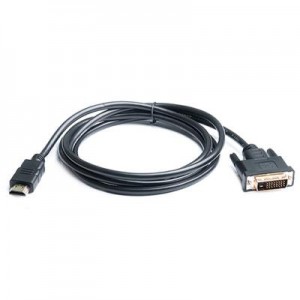 Огляд Кабель мультимедійний HDMI to DVI 1.8m REAL-EL (EL123500013): характеристики, відгуки, ціни.