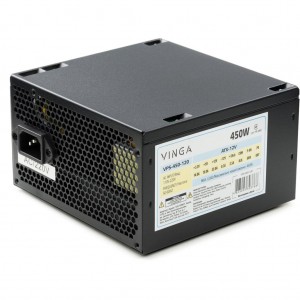 Огляд Блок живлення Vinga 450W ОЕМ (VPS-450-120): характеристики, відгуки, ціни.