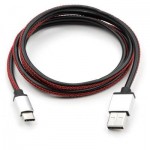 Огляд Дата кабель USB 2.0 AM to Type-C 1m pu leather black Vinga (VCPDCTCLS1BK): характеристики, відгуки, ціни.