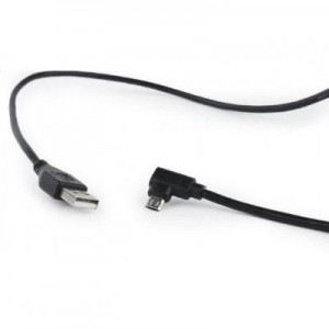 Дата кабель USB 2.0 AM to Micro 5P 1.8m кутовий Cablexpert (CCB-USB2-AMmDM90-6)