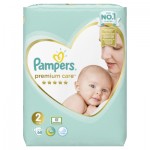 Огляд Підгузки Pampers Premium Care Розмір 2 (4-8 кг) 68 шт (8001841104874): характеристики, відгуки, ціни.