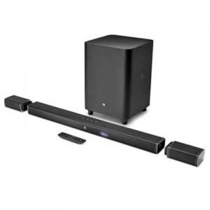 Огляд Акустична система JBL Bar 5.1 Channel 4K Ultra HD Soundbar with True Wireless (JBLBAR51BLKEP): характеристики, відгуки, ціни.