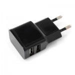 Огляд Зарядний пристрій Vinga 2 Port USB Wall Charger 2.1A (VCPWCH2USB2ABK): характеристики, відгуки, ціни.