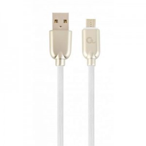 Дата кабель USB 2.0 Micro 5P to AM Cablexpert (CC-USB2R-AMmBM-1M-W)